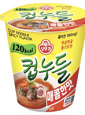 不倒翁低卡粉丝米线杯面韩国版