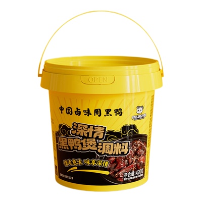 周黑鸭深情黑鸭煲卤料包秘制甜辣卤鸭肉牛肉商用酱料包420g