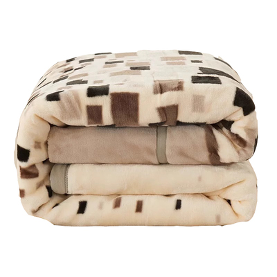 【双层保暖】加厚拉舍尔毛毯被子