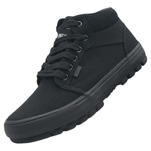 奇悍正品解放鞋男款中帮作训鞋工地耐磨劳保鞋工作胶鞋透气户外鞋