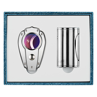 VANITY FAIR雪茄工具套装  剪刀打火机雪茄钻雪茄架 高级礼品套装