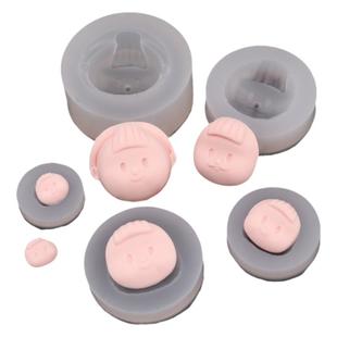 超轻粘土硅胶脸模包子脸万用正比手办diy脸部软陶黏土人偶人物头