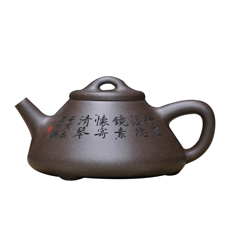 珍藏子冶石瓢张义制陶宜兴紫砂壶