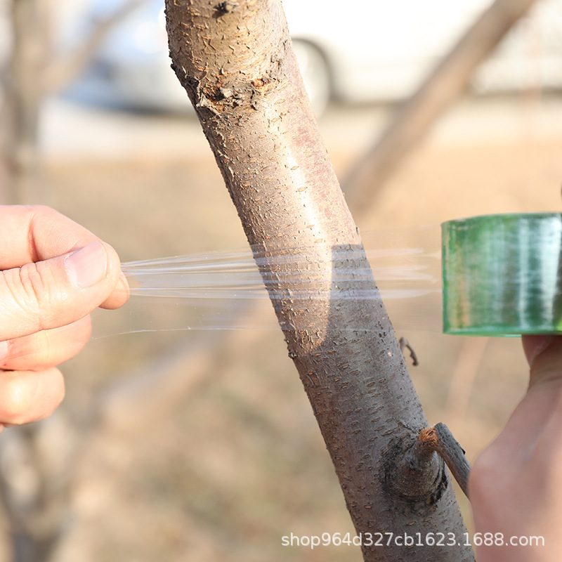 绿色电线膜pvc缠绕膜嫁接拉伸膜5cm20cm膜膜自邮粘性宽包电线电缆