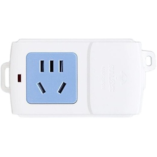 公牛无线插座单孔排插不带线自接线拖线板家用插板弱电箱插头1位