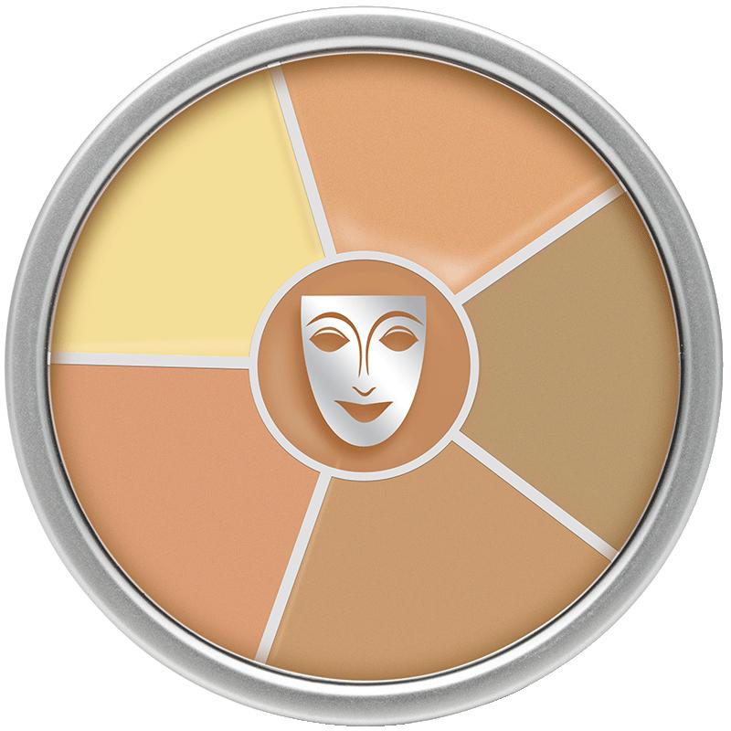 KRYOLAN歌劇魅影遮瑕膏六色遮瑕盤德國面具修容遮痘印黑眼圈油皮