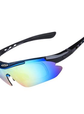 骑行眼镜户外运动偏光墨镜男款