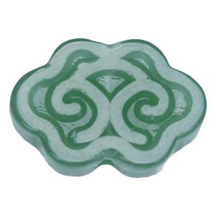 琉璃树叶祥云发髻材料 翠绿弯叶diy古风发簪花瓣装饰叶子发夹材料