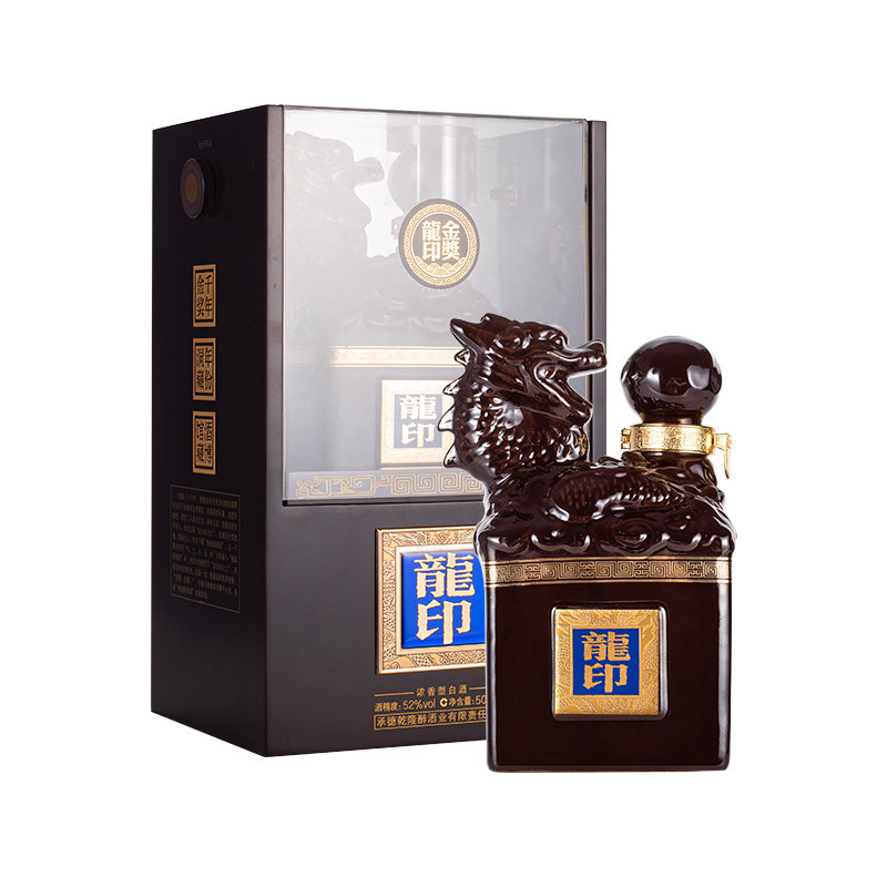 板城金奖龍印52度500ml*4瓶浓香
