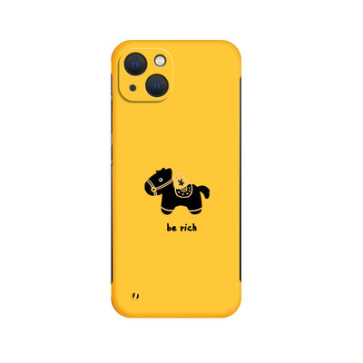 马上发财适用苹果15手机壳iphone15promax保护套15pro硬壳i15无边框15plus新款por防摔15max卡通创意新年男女