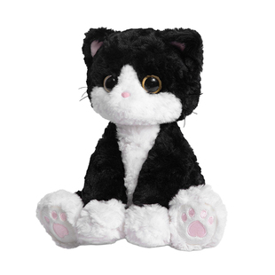 普莱美JMPRIME毛绒玩偶奶牛猫蒙纳MONA安抚玩偶小猫玩偶公仔娃娃