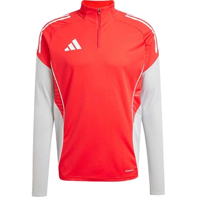 阿迪达斯半拉链训练运动长袖T恤