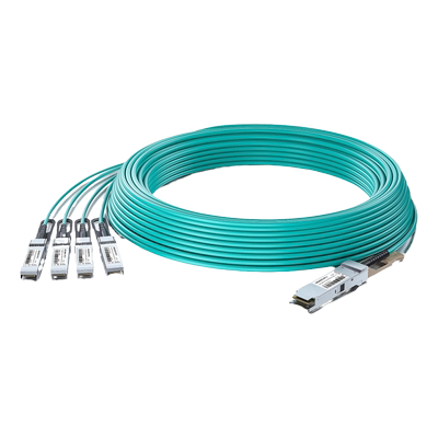100G转25G光纤AOC有源光缆堆叠线