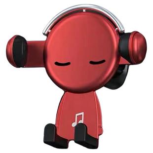 新款可爱车载手机支架倒挂钩汽车出风口导航支撑感应充电固定防抖