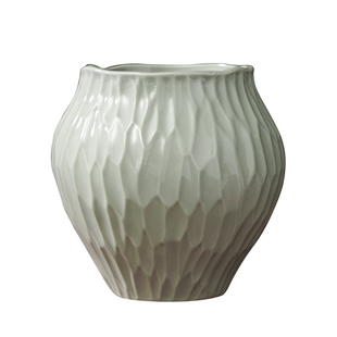 简约新中式陶瓷花盆家用创意异形轻奢桌面多肉蝴蝶兰流泉枫专用盆