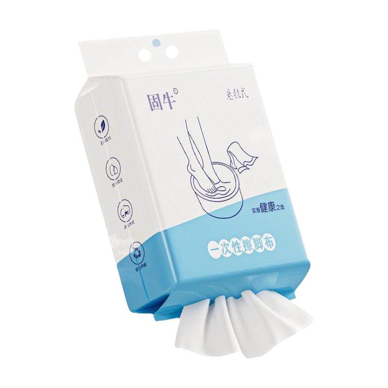 擦脚专用一次性洗脚毛巾懒人抹布擦脚布足浴泡脚吸水纸足疗洗脚巾