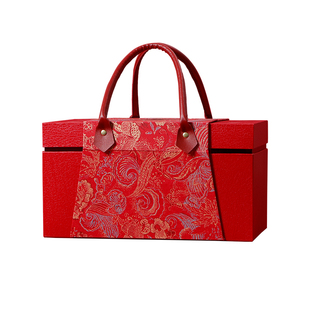 超大号双层喜糖礼盒成品含糖结婚乔迁伴手礼提亲婚礼回礼订婚六样