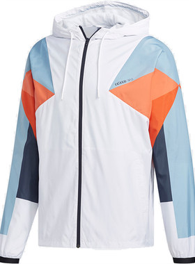 Adidas/阿迪达斯正品男外套拉链跑步运动夹克上衣DW8109 DW8110