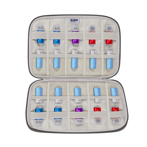 网银盾u盾收纳盒企业网银收纳包U盘优盘收纳袋公司密码器银行ukey出纳收纳袋银行u盾印章卡包收纳箱k宝存放盒