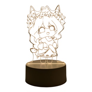 光遇周边巫师白鸟樱花环军帽女巫小夜灯摆件手办公仔玩偶生日礼物