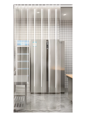 夏季防风PVC门帘透明挡风隔断保暖防寒店铺商用油烟家用塑料挂帘