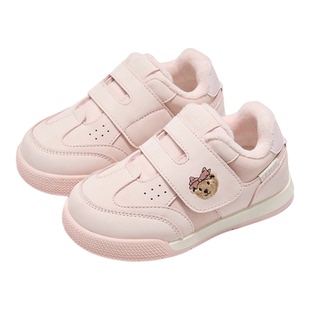 Teenie Weenie小熊童鞋冬季板鞋女童棉鞋加绒运动鞋防滑男童休闲