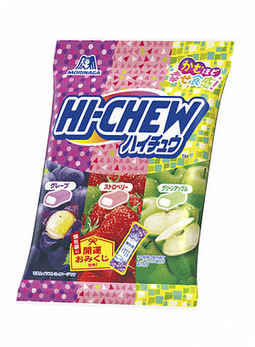 日本进口森永嗨秋混合水果软糖