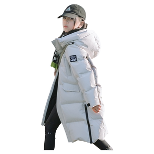 鹅小宝特价清仓 极寒95白鹅绒羽绒服男女中长款超厚保暖冬季外套