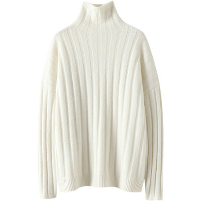 启超官方高端100%纯山羊绒衫