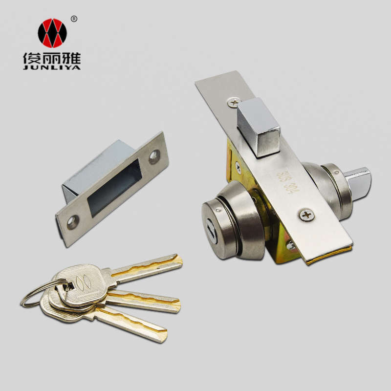 玻璃有框门301地锁地弹簧门锁不锈钢门地锁铁门地锁铝合金门锁