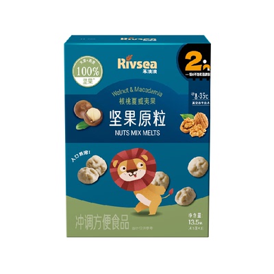 RIVSEA禾泱泱宝宝坚果溶豆奶香