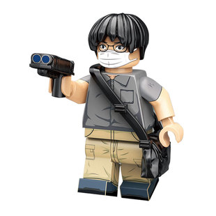 第三方宇宙男枪积木人仔军事拼装公仔模型男孩玩具三角洲兼容乐高