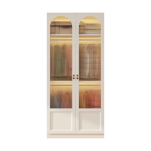 法式钢制衣柜家用卧室成品无甲醛铁皮柜金属儿童小衣橱收纳储物柜