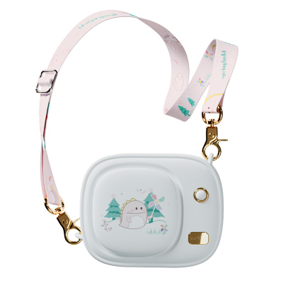 有趣的夏天降温神器斜跨小风扇