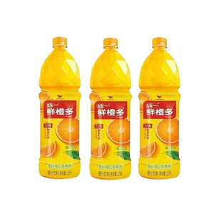 统一鲜橙多橙汁饮料1.5L/2L多规格大瓶含维生素C家庭聚会
