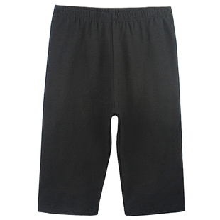 纯棉蕾丝边五分打底裤中裤肤色大码透气薄款安全裤5分打底裤花边