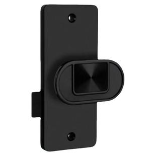 现货天奴免开槽隐形门锁黑色单面锁可免打孔通用型暗锁卫生间门锁