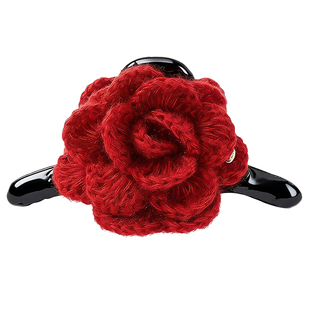 新年红色高级感抓夹女2025新款后脑勺发夹子发量多鲨鱼夹发卡头饰