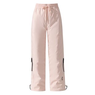 雅鹿工装羽绒裤女外穿冬季新款东北雪乡加厚防风防寒防水冲锋裤