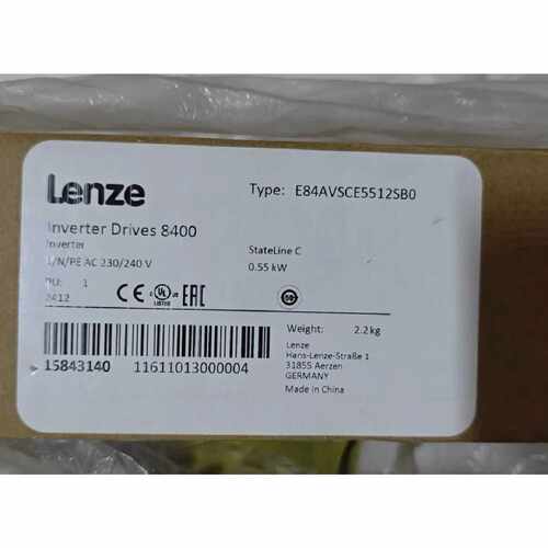 议价Lenze/伦茨变频器 8400系列 E84AVSCE5512SB0