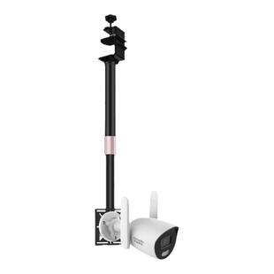 免打孔监控摄像头支架适用萤石小米家华为TP桌面夹式伸缩加长吊装