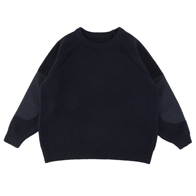 oddtails男童洋气毛衣2025秋季新款儿童羊毛衫中大童针织衫春秋装