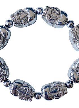 水晶真品太赫兹貔貅手链