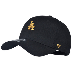 47brand硬顶黑色棒球帽女金色LA遮阳春夏小标ny 隔夜侠防晒鸭舌帽