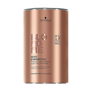 Schwarzkopf施华蔻白金BLONDME金罐桶装漂粉加双氧乳褪色剂不伤发