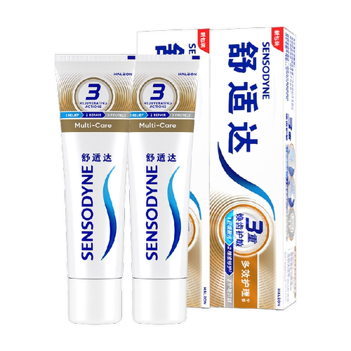 舒适达抗敏感牙膏多效护理含氟成人护龈防蛀清新口气去牙菌斑