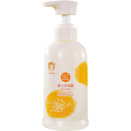 贝比拉比婴儿桃叶无香沐浴露370g