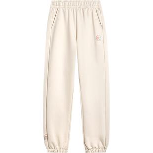 李宁运动裤女士冬季运动时尚女裤宽松休闲裤子针织卫裤运动长裤女