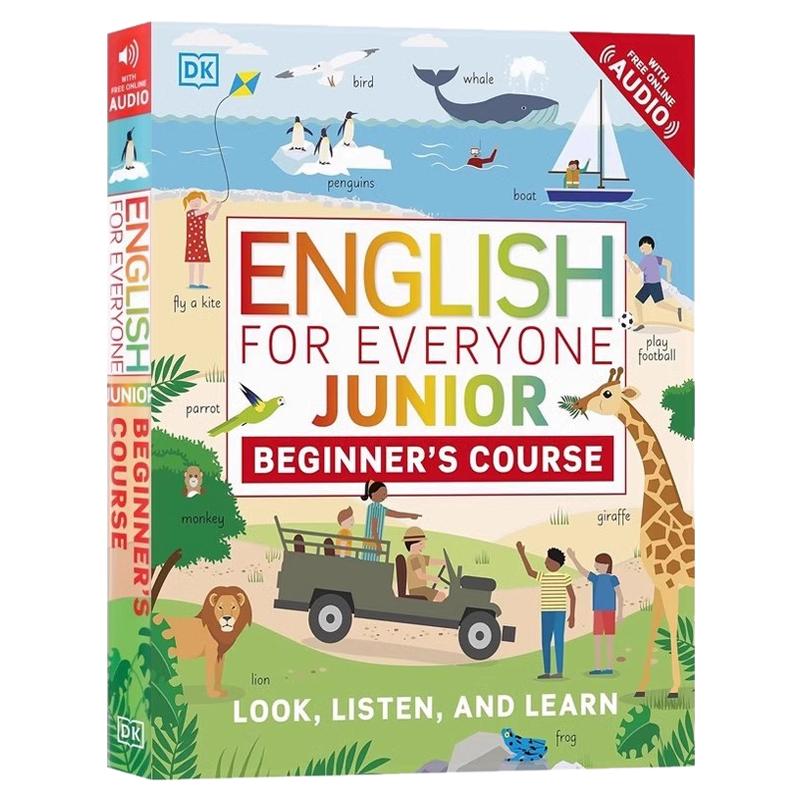 DK人人学英语少儿初级英语入门课程 English for Everyone Junior: Beginner's Course 简单直观教学指南插图图书儿童英语学习