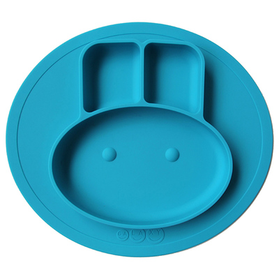 香港硅胶卡通吸盘式儿童餐具